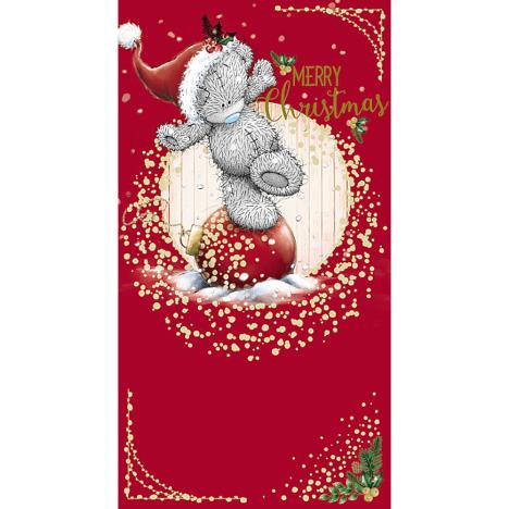 Merry Christmas Bear Stood On Bauble Me To You Bear Christmas Card £2.19